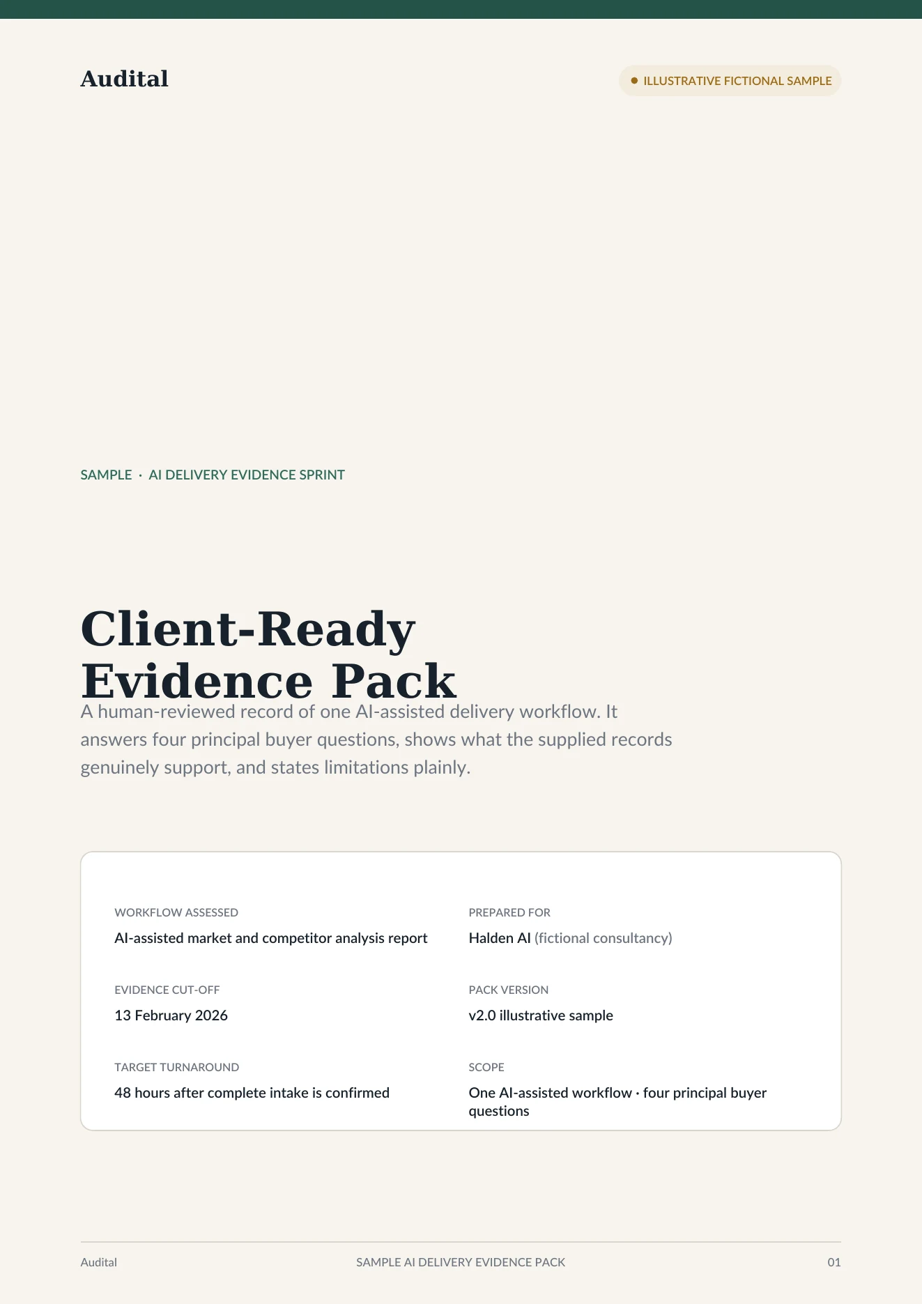 Sample pack — Cover